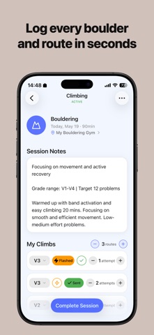 ClimbMax - Climbing & Training Screenshot 2 of 9