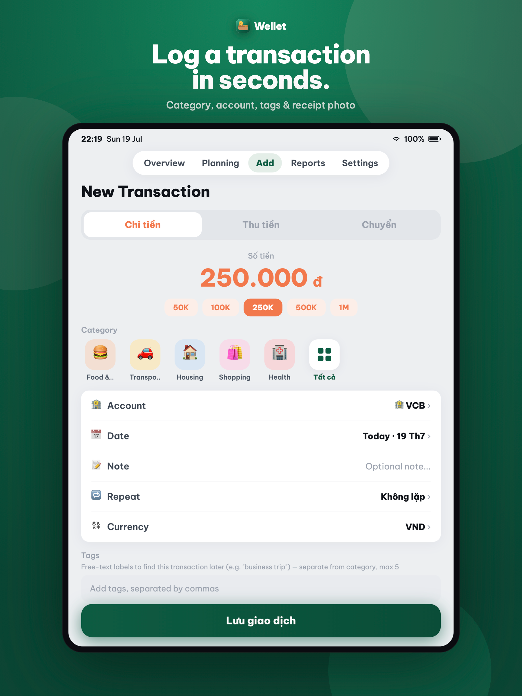 Wellet: Budget & Family Money screenshot 10