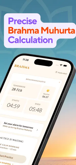 Brahma : Brahmamuhurta Alarm screenshot 2