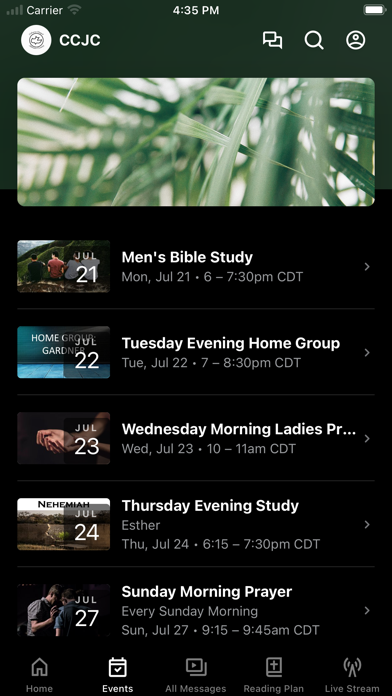 Calvary Chapel Johnson County iPhone screenshot 2 - Education app
