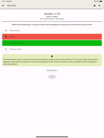 Medical Residency Exam Test iPad screenshot