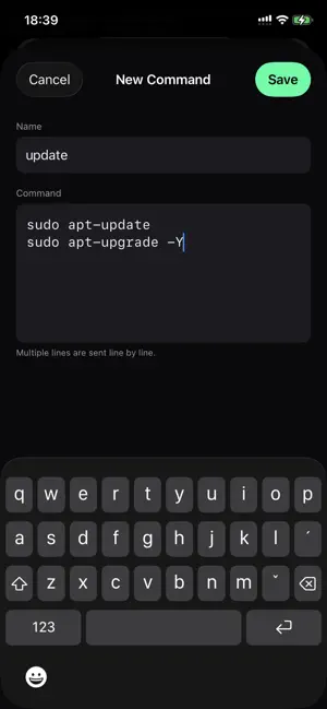 Terminalko - SSH Terminal iPhone screenshot 3