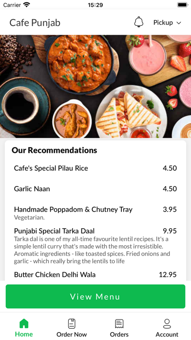 Cafe Punjab Screenshot