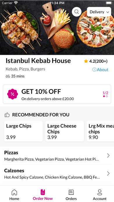 Istanbul Kebab House. Screenshot