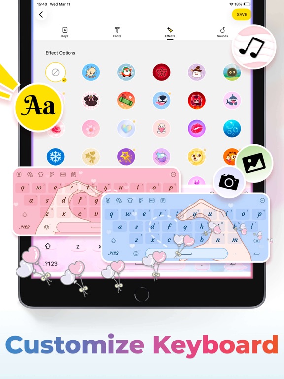 Screenshot #4 pour Facemoji AI Emoji Keyboard