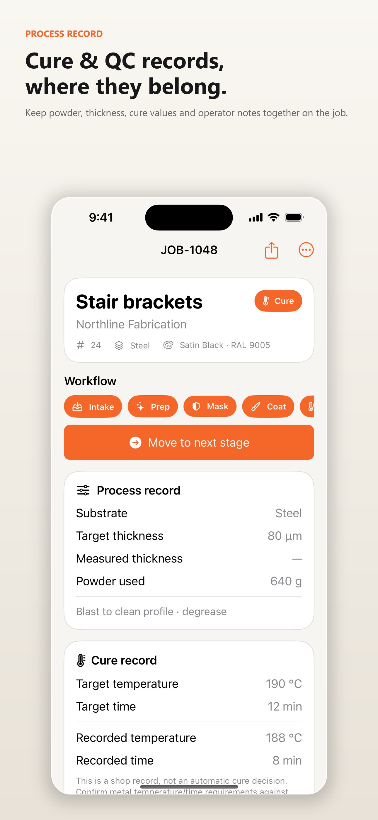 Screenshot 1 of PowderRunbook