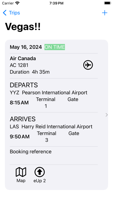 FlyTogether iPhone screenshot 2 - Travel app
