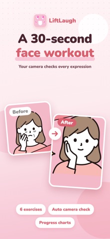 LiftLaugh: Face Yoga Exercise Screenshot 1 of 6