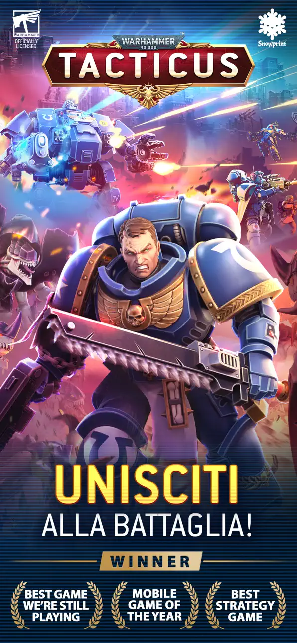Warhammer 40,000: Tacticus ™ iOS Mod IPA screenshot 1 - iOS game interface