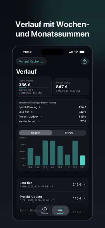 MeetingCostTicker by Symtix screenshot 3 of 4