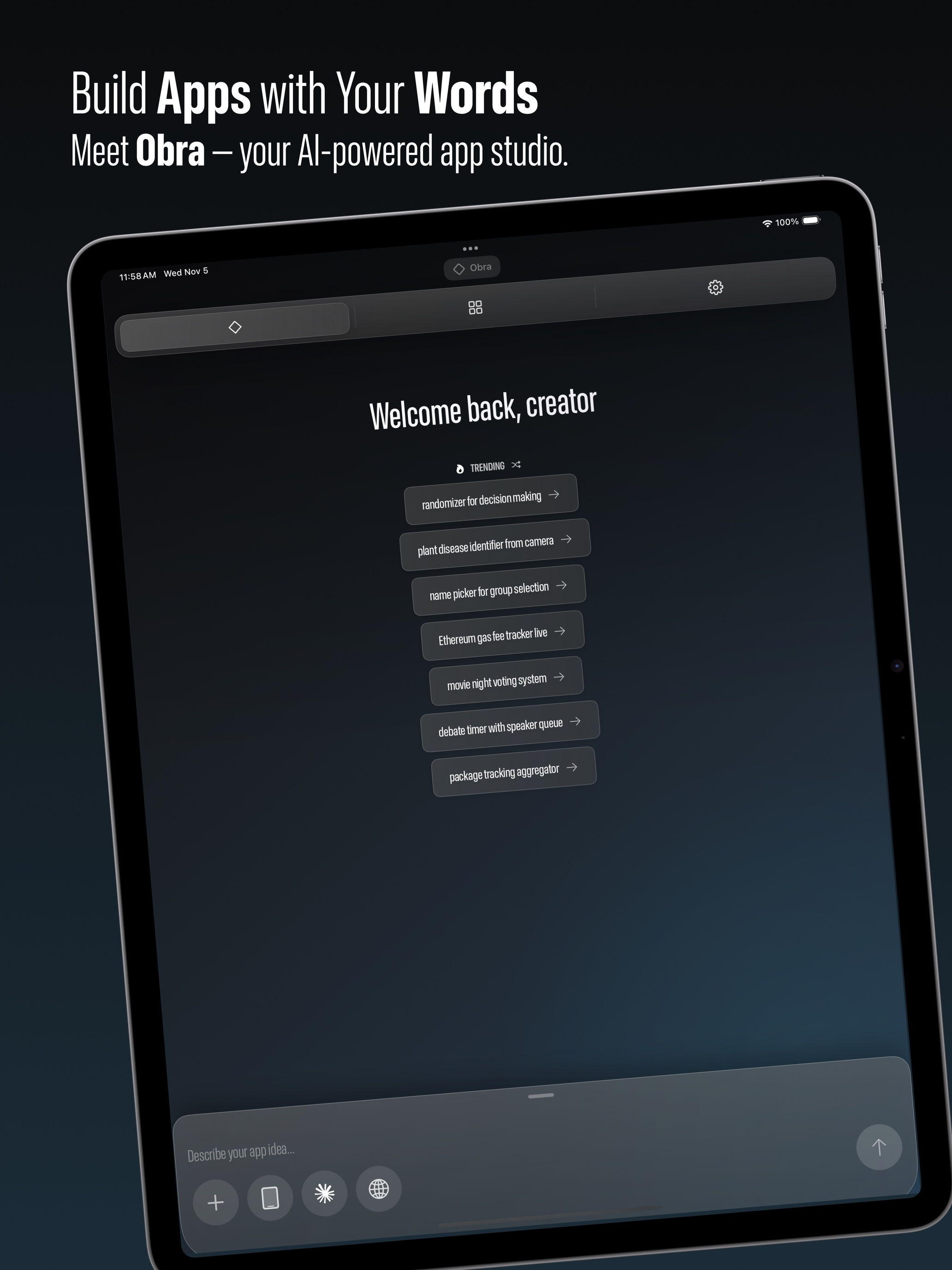 Obra - AI App Builder screenshot 5