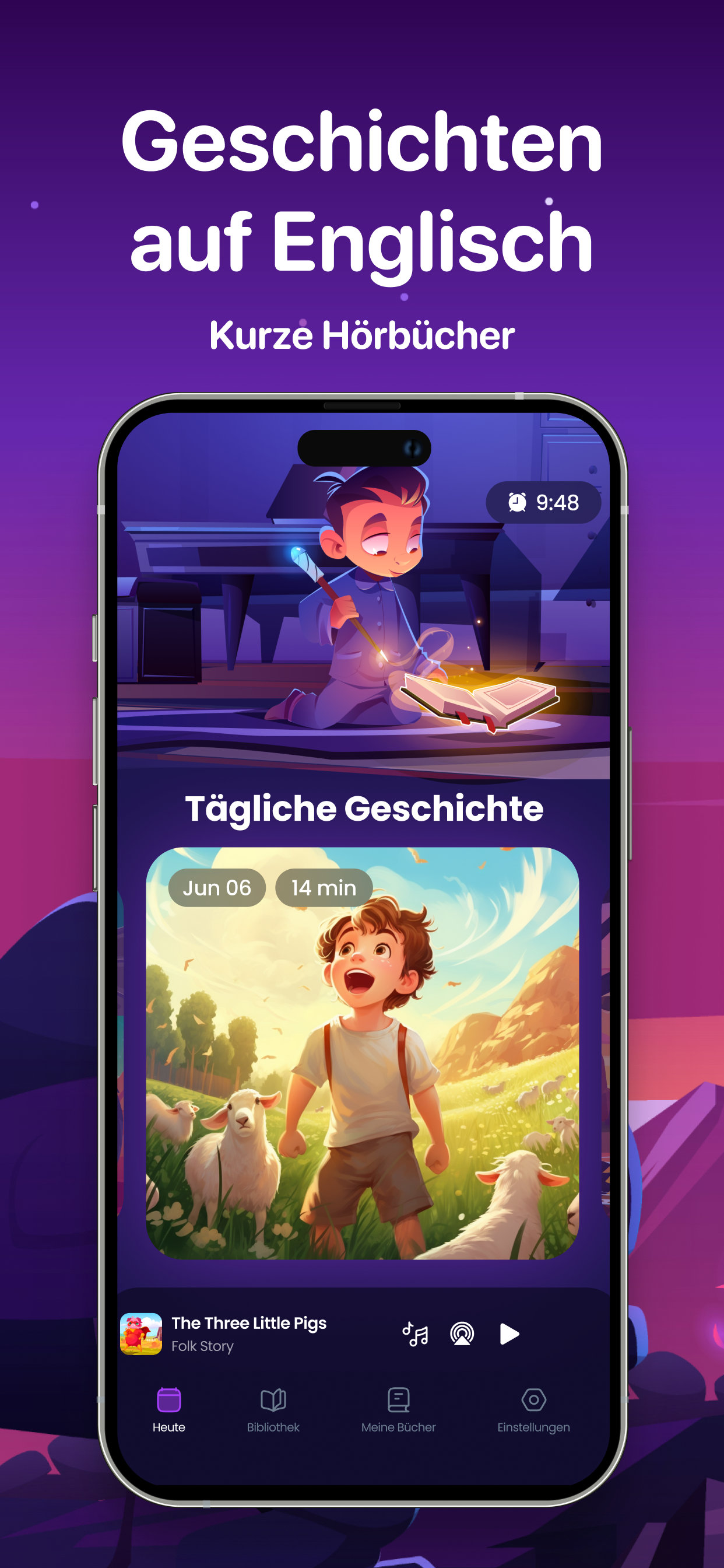 Geschichten auf Englisch