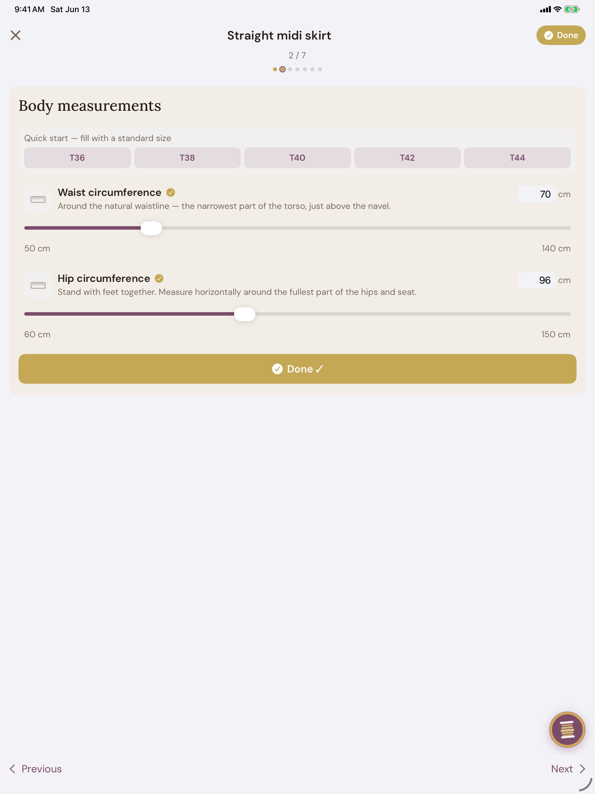 TailorSage: Custom-fit sewing screenshot 12