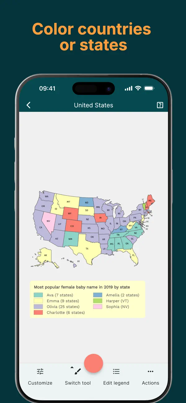 #3. MapChart App (iOS) di: Minas Giannekas