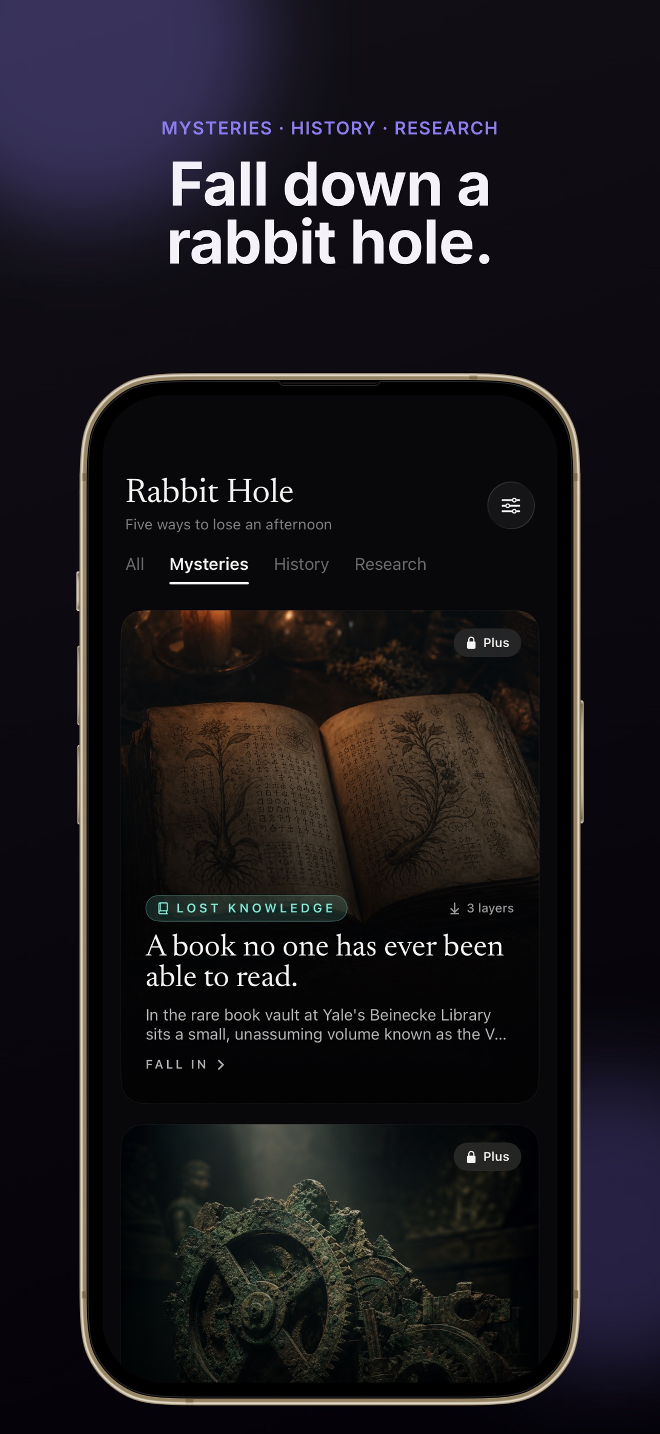 Screenshot 1 of Rabbit Hole: Deep Dives