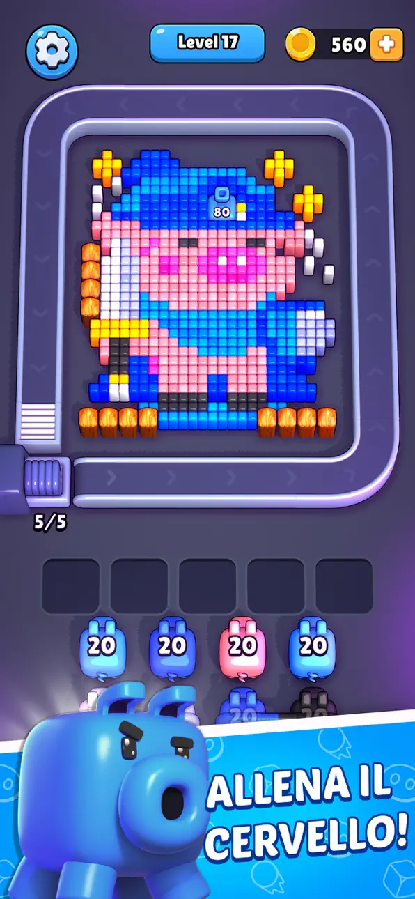 Pixel Flow! iOS Mod IPA screenshot 2 - iOS game interface