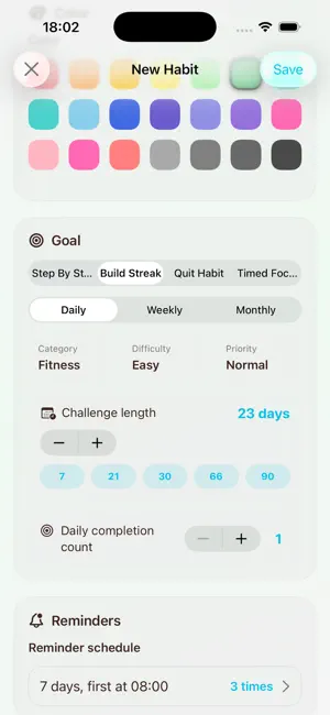 Habit Tracker - Habit screenshot 2