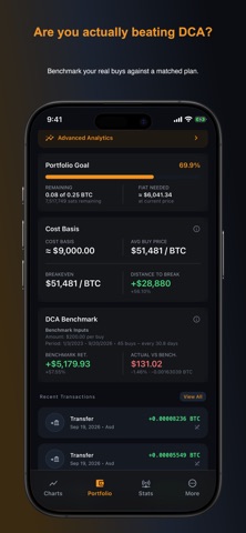 Bitcoin Tracker: BTC Portfolio Screenshot 5 of 10