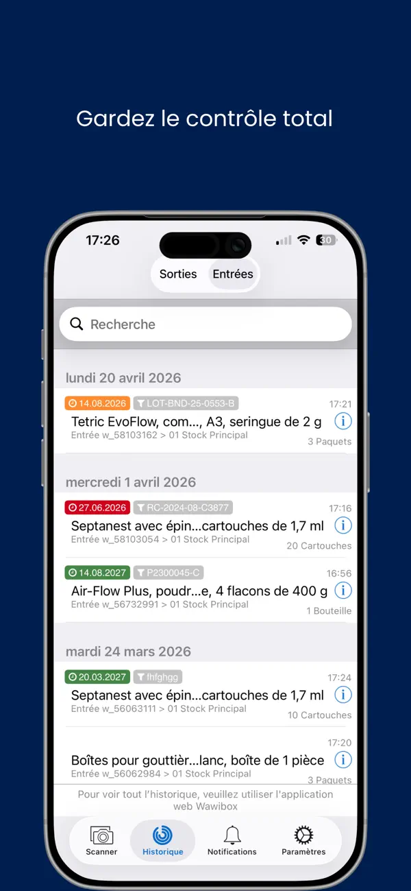 Screenshot #2 pour Varobox Pro Scan