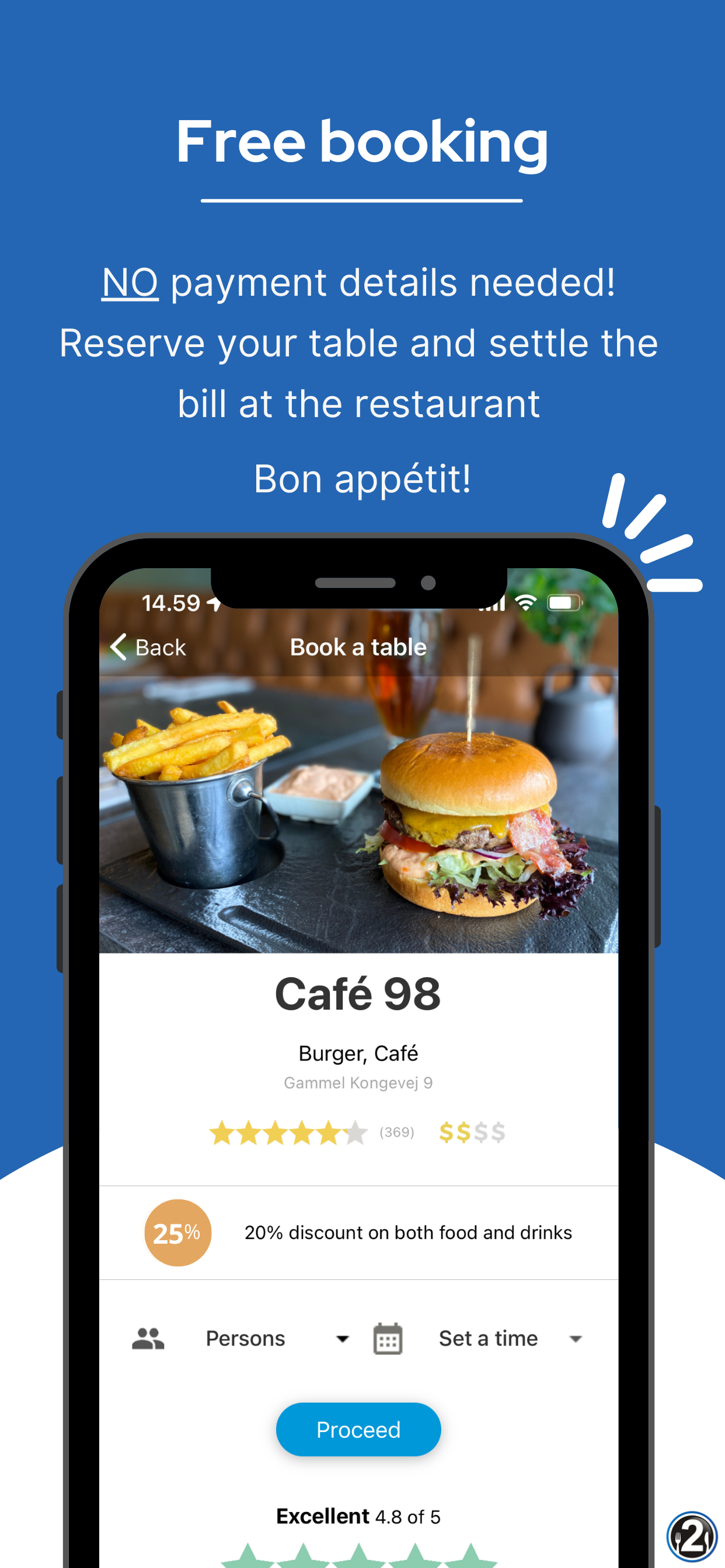 R2N - Discount on Restaurants