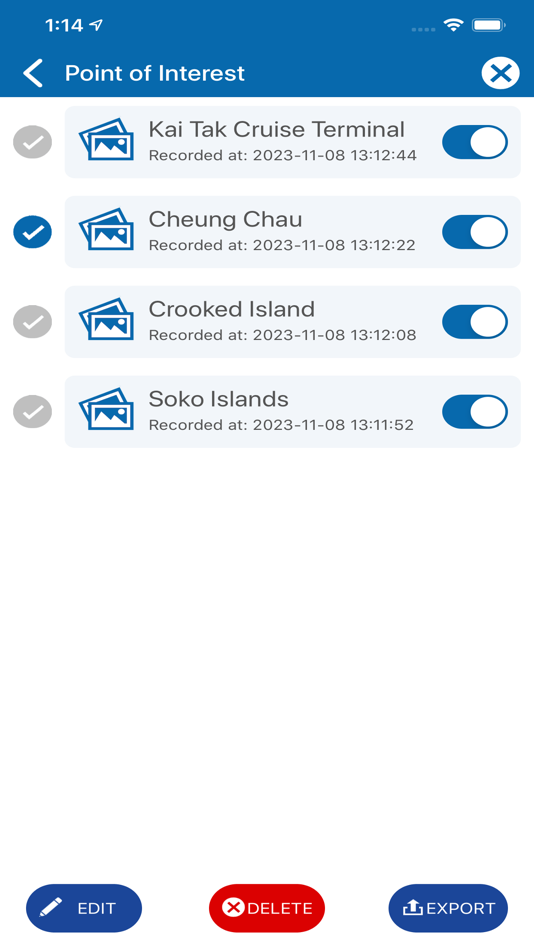 #5. eSeaGo (iOS) 由: Hydrographic Office of Marine Department of the Government of HKSAR