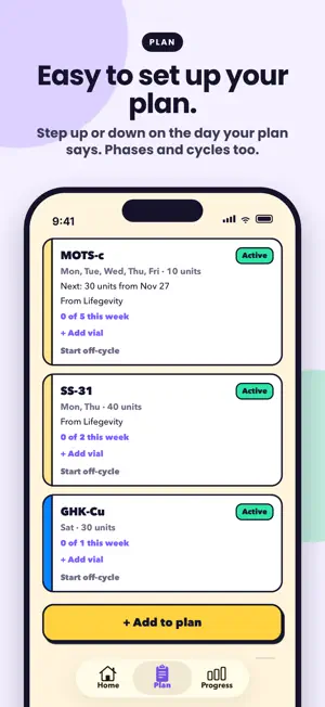 Stax: Peptide Tracker screenshot 2