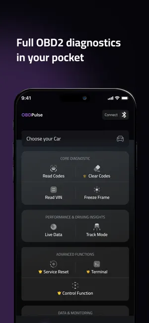 OBDPulse OBD2 Car Scanner screenshot 2