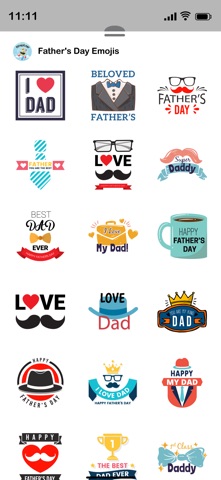 Father's Day Emojis screenshot