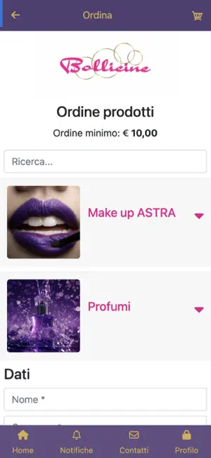 Profumeria Bollicine screenshot 2
