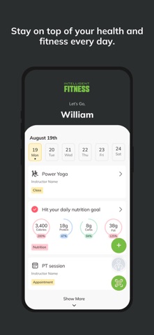 Intelligent Fitness screenshot
