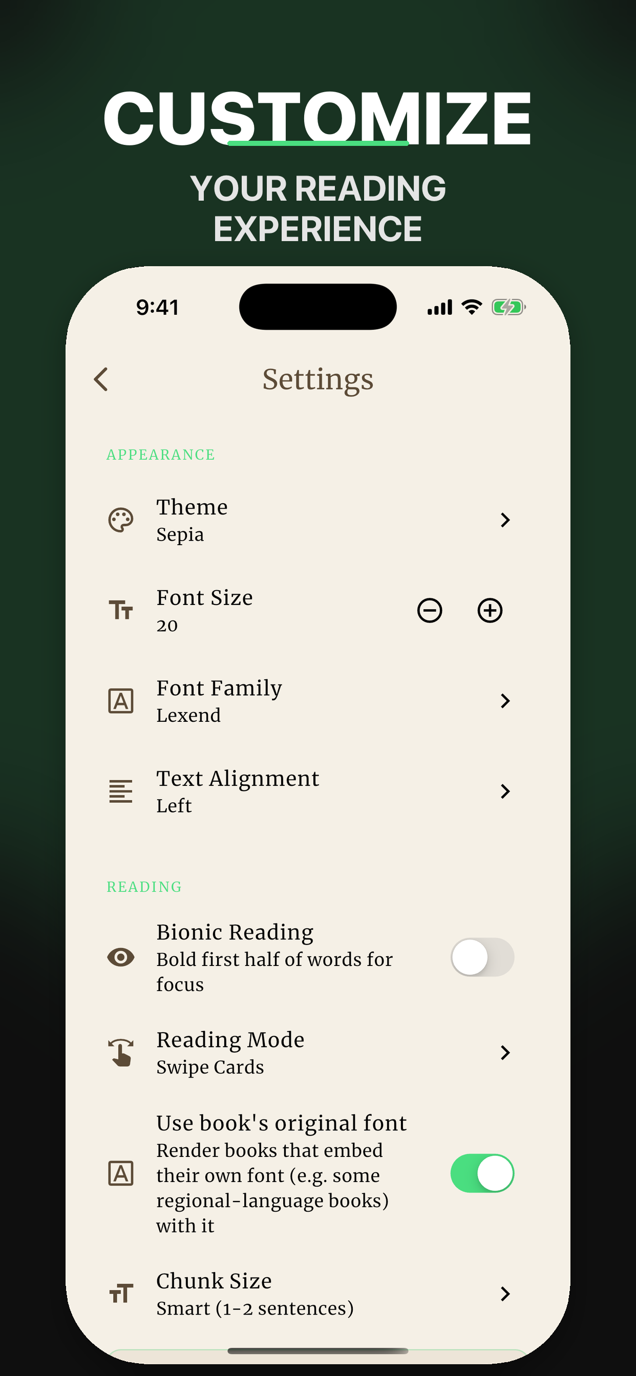 Neubook: EPUB & RSS Reader screenshot 4