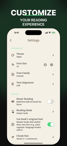 Neubook: EPUB & RSS Reader Screenshot 4 of 5