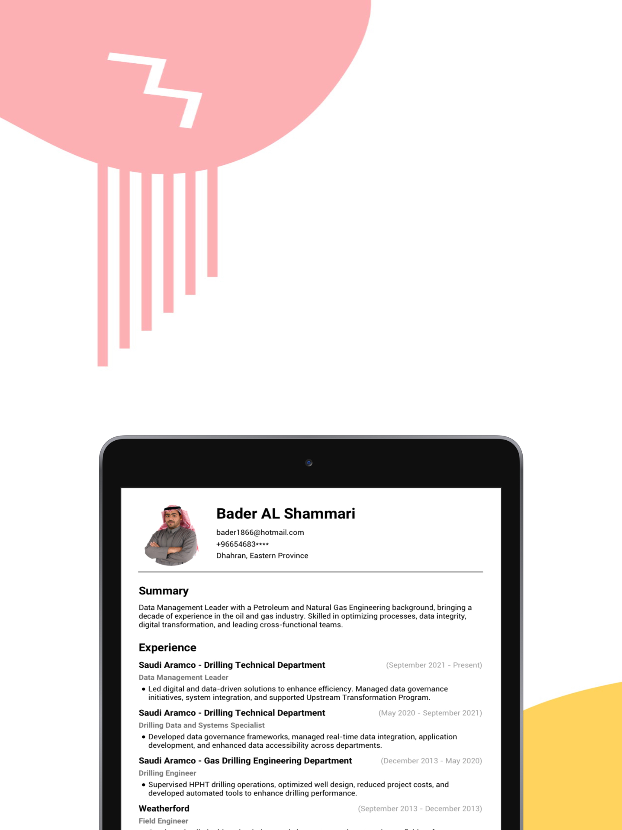 Easy CV | سيرة ذاتية سريعة