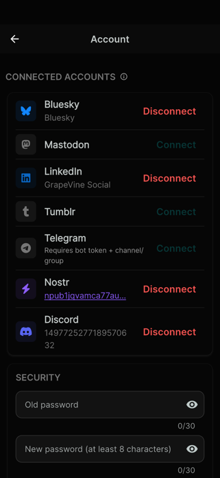 GrapeVine Social Screenshot 7 of 10