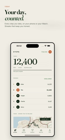 Stepa: Step Tracker & Walks Screenshot 1 of 6