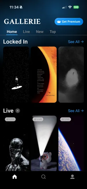 Gallerie Wallpapers iPhone screenshot 1
