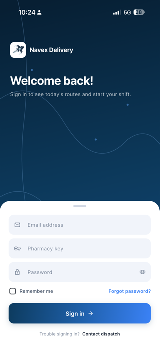 Navex Delivery Screenshot 1 of 6