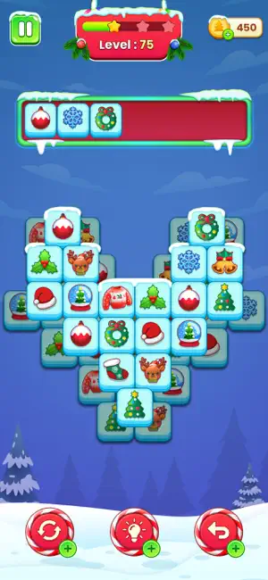 Christmas Tile Match 3 Puzzle screenshot 2