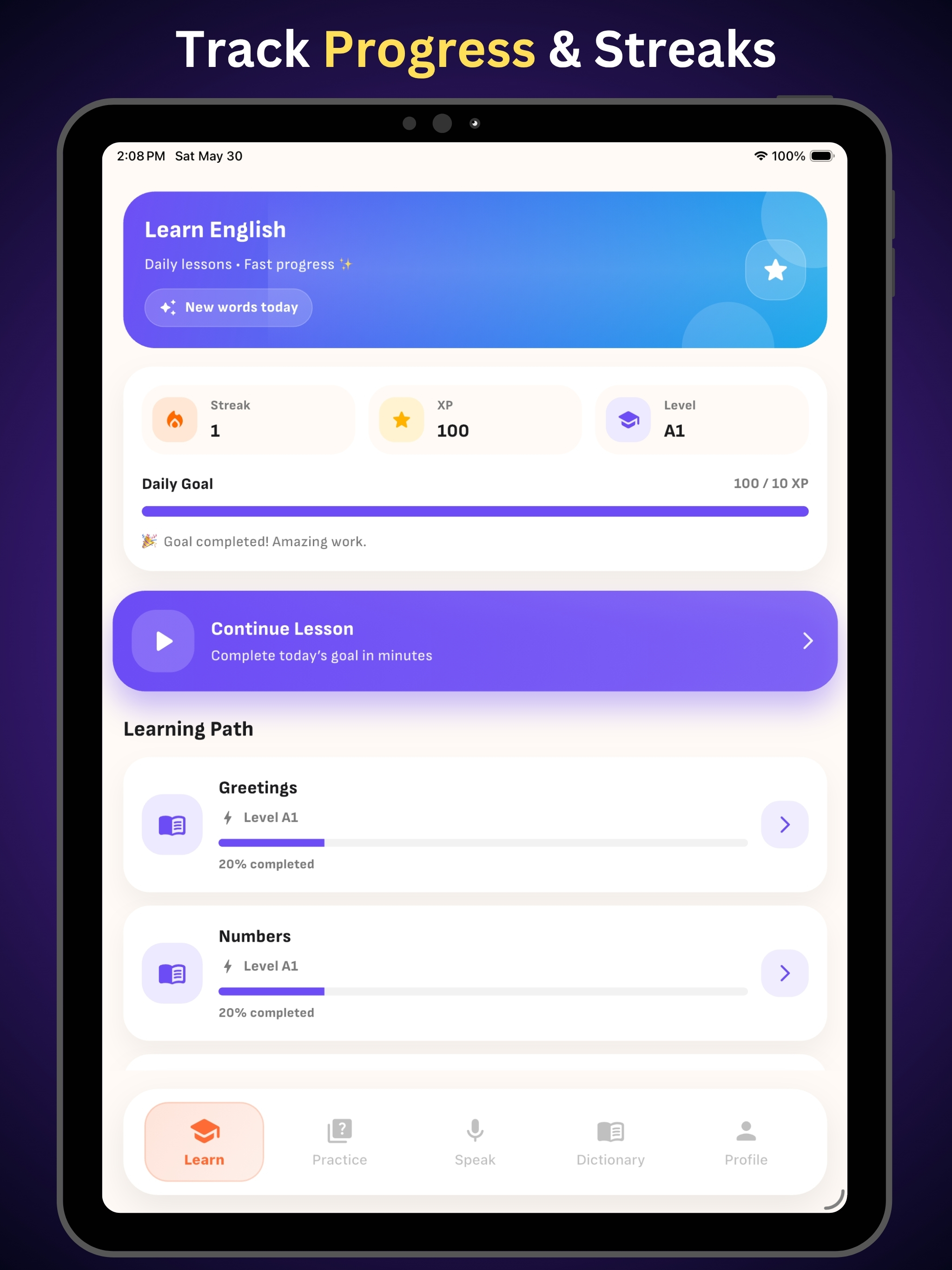 Learn English Pro: Speak Daily