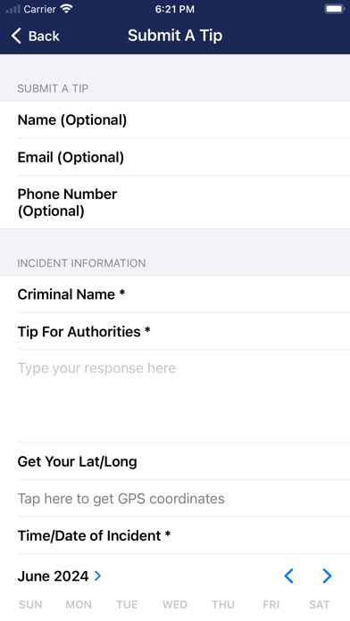 Acadia Parish Sheriff's Office Screenshot