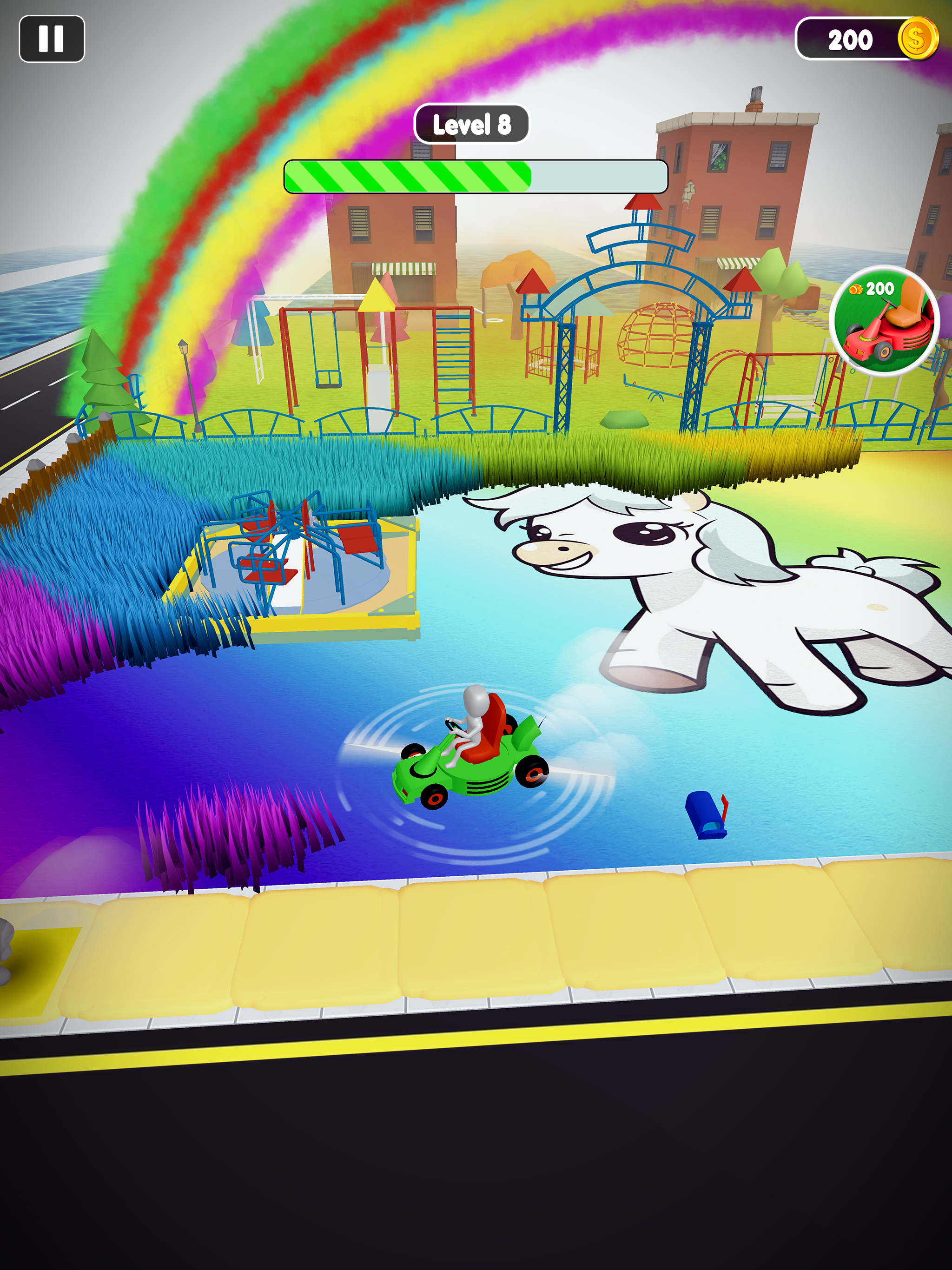 Field Journey Mowing Simulator screenshot 17