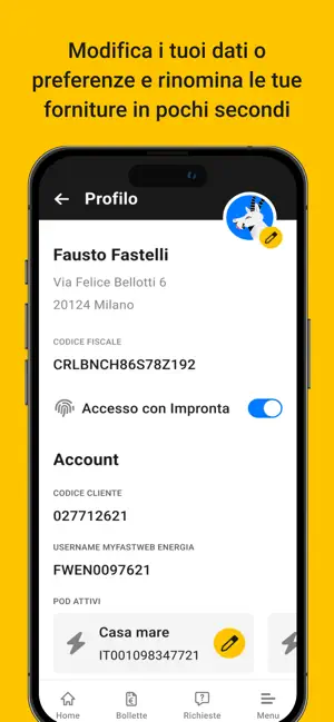 MyFastweb Energia screenshot 3