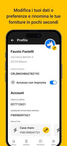 MyFastweb Energia screenshot