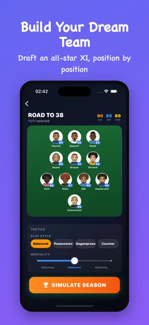 Draftinho: Soccer Dream Team screenshot 1