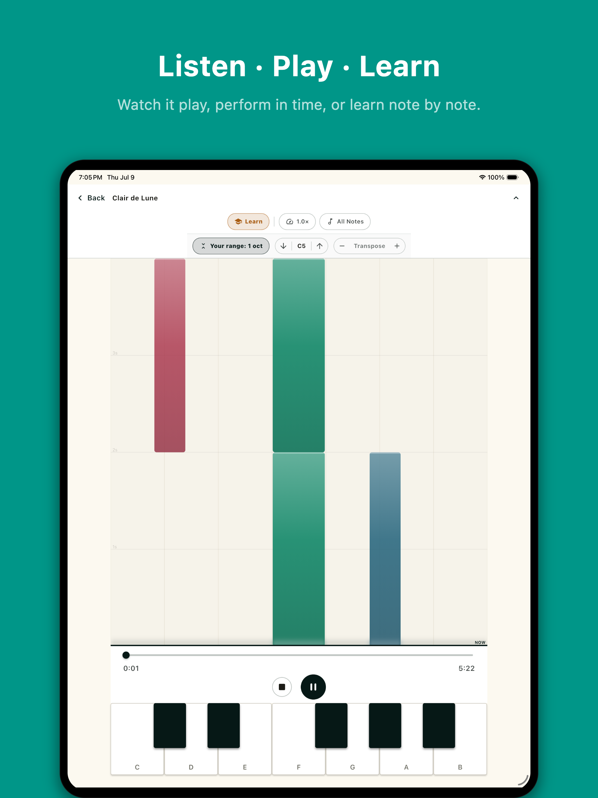 OneOctave – Play-Along Piano screenshot 10