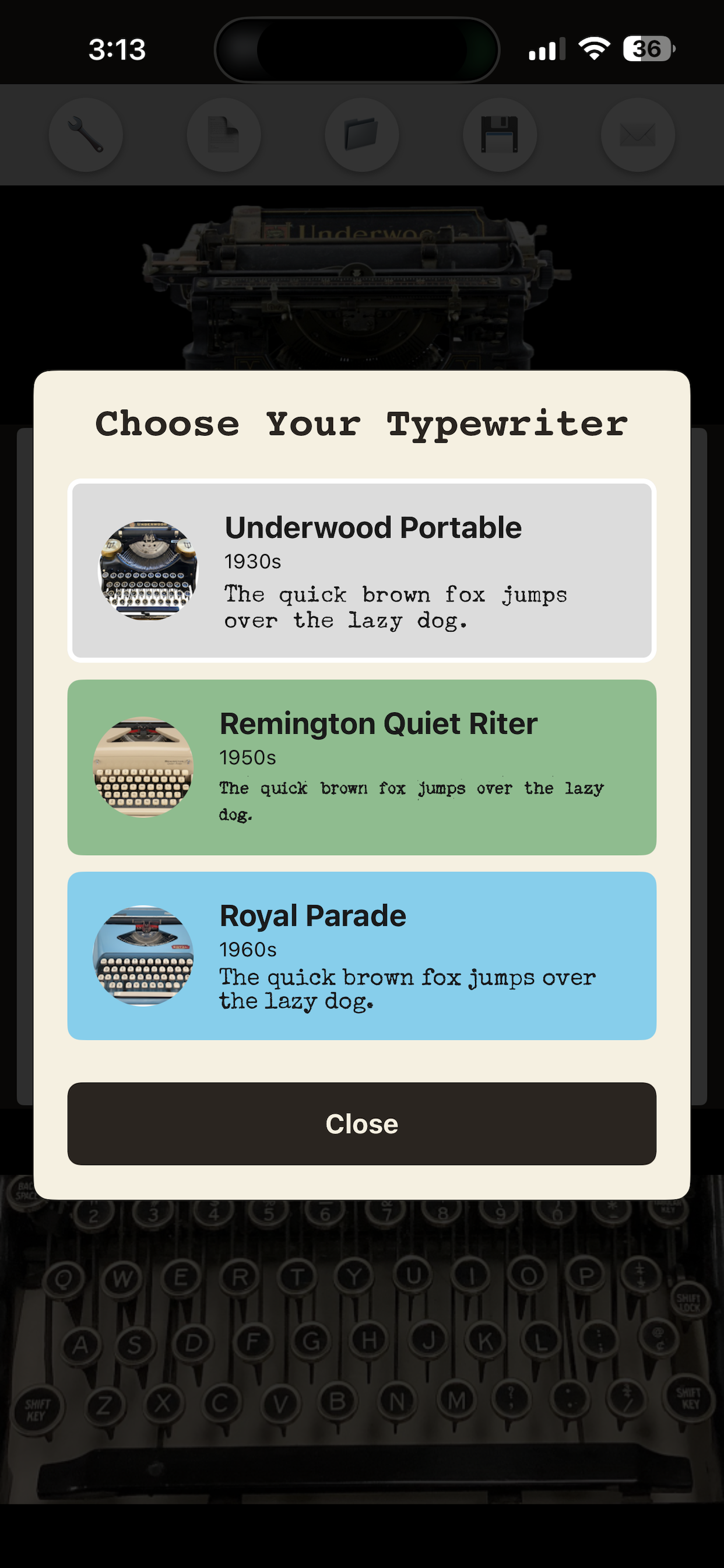 Vintage Notes screenshot 2