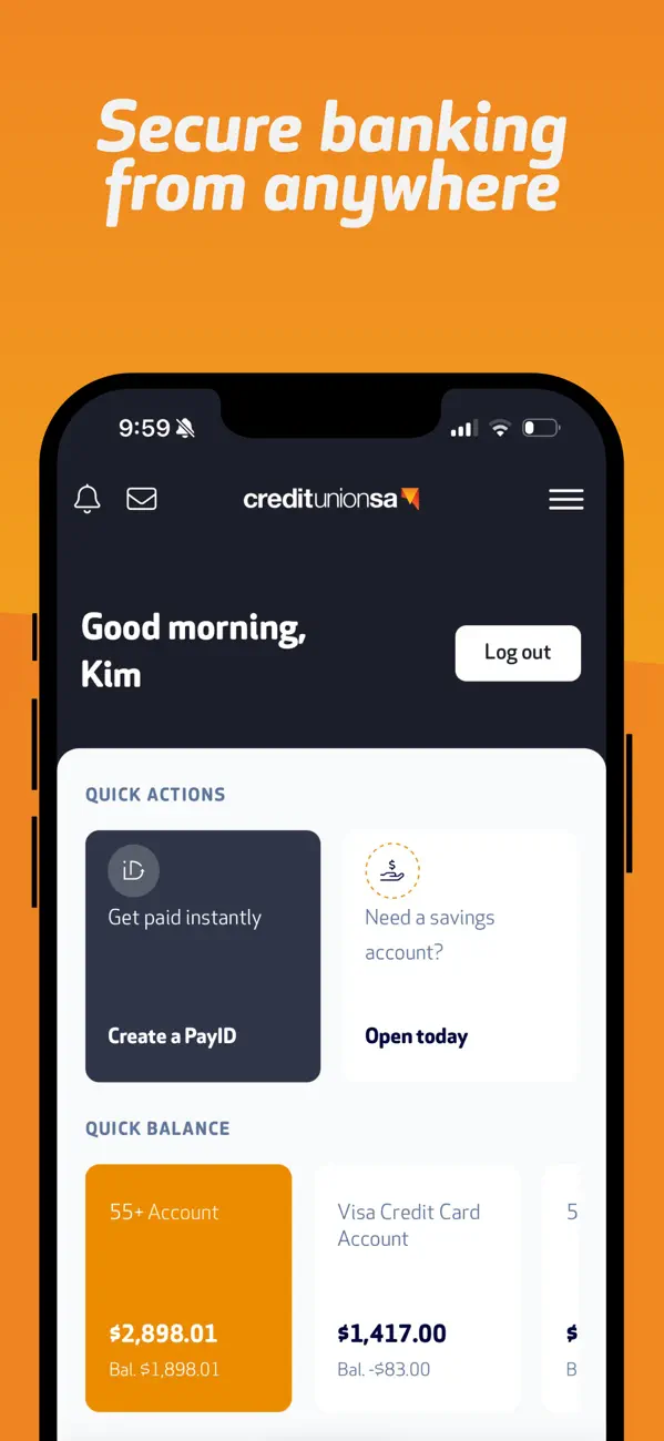 Screenshot #1 pour Credit Union SA