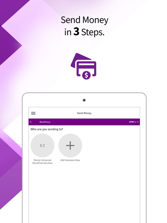 UCash Global Money Transfer iPad screenshot 4 - Finance app