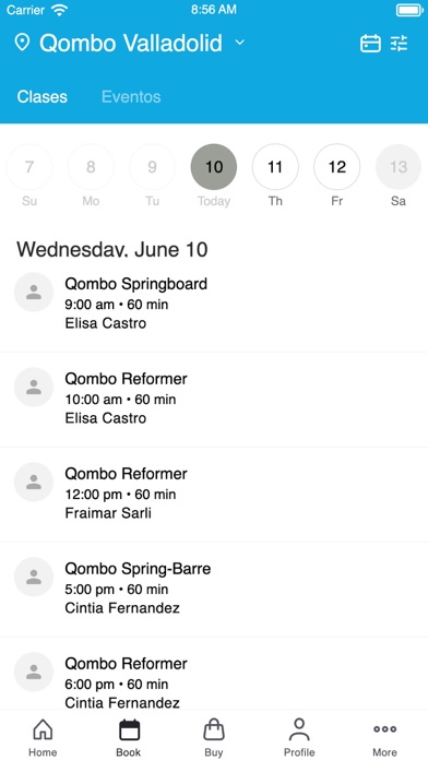Qombo Pilates screenshot