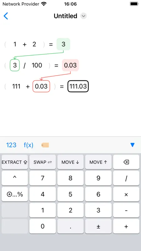 Caldy - Visual Calculator screenshot 1 of 1